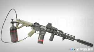 Immer mehr Spieler setzen auf sogenannte HPA-Systeme (Screenshot: PatrolBaseAirsoft (YouTube))